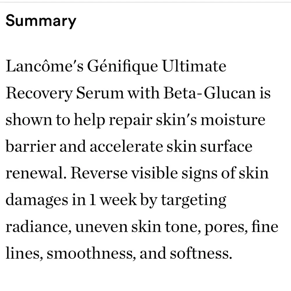 New in the box Lancôme Génifique youth activating serum 0.67 FL. OZ.